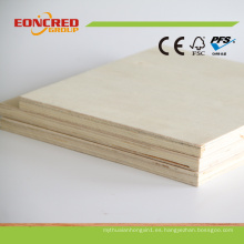 Madera contrachapada comercial del grado Bbcc con 1.6-25m m